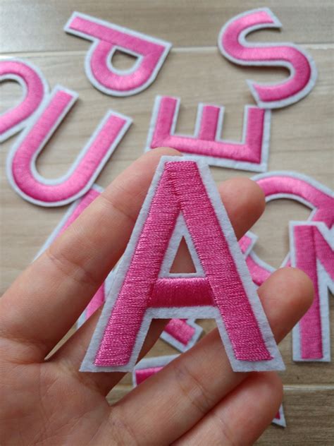 embroidery letters iron on